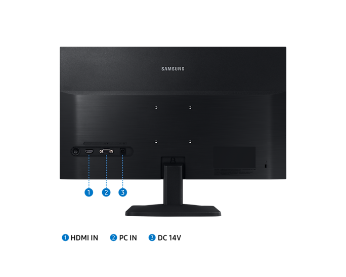 Samsung 22'' Essential Monitor S33A FHD VA LED 1920x1080 3000:1 LS22A336NHUXXU (New)