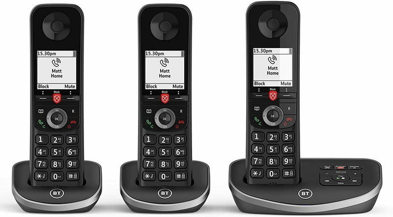 BT Advanced Trio Digital Cordless Phone With Advanced Call Blocker (New)