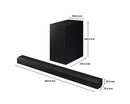 Samsung 2.1Ch Soundbar 360W With Wireless Subwoofer And Game Mode HW-B530/XU (New)