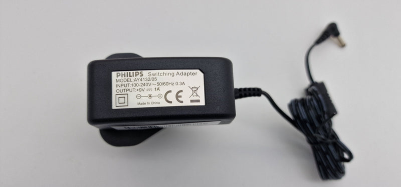 Philips Genuine Power Supply Switching Adapter Replacement Unit 9V 1A AY4132/05 (New)