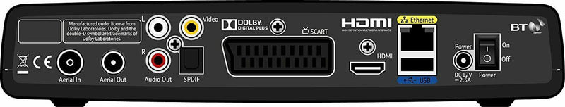 BT Youview  Set Top Box with Twin HD Freeview and 7 Day Catch Up TV 080753 (New)