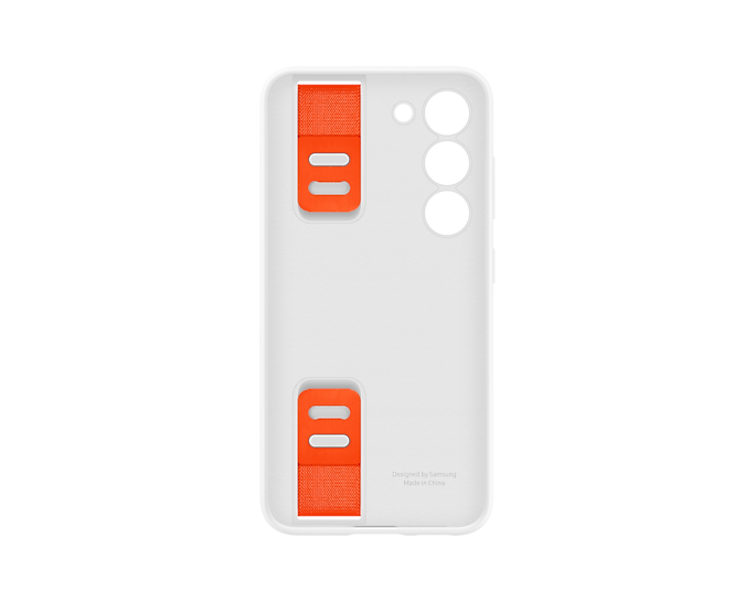 Samsung Galaxy S23 Silicone Grip Mobile Phone Case White EF-GS911TWEGWW (New / Open Box)