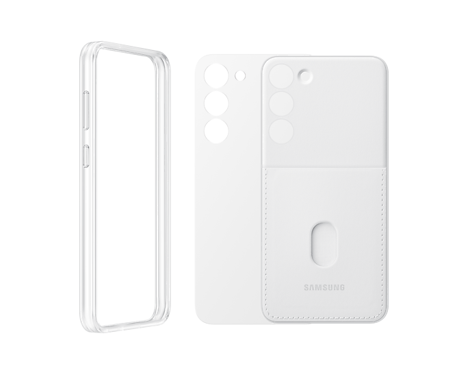 Samsung Galaxy S23+ Frame Mobile Phone Bumper Case White EF-MS916CWEGWW (New / Open Box)