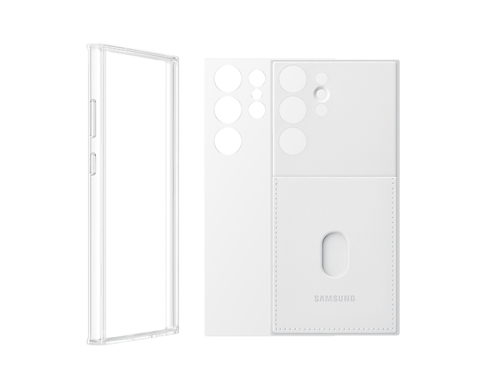 Samsung Galaxy S23 Ultra Frame Mobile Phone Case White EF-MS918CWEGWW (New / Open Box)