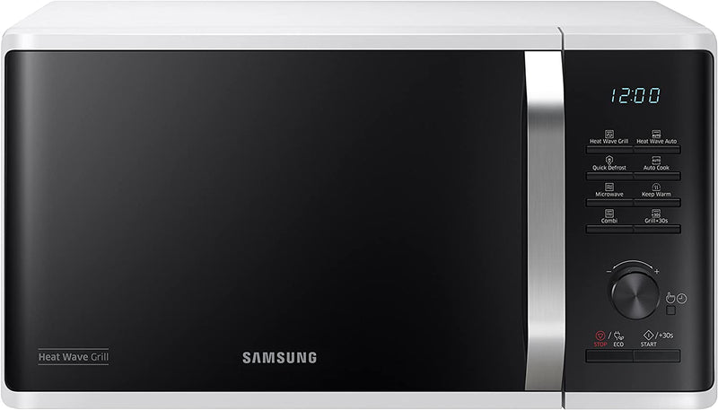 Samsung 23L Microwave Oven 800W With Heat Wave Grill MG23K3575AW/EU (New)