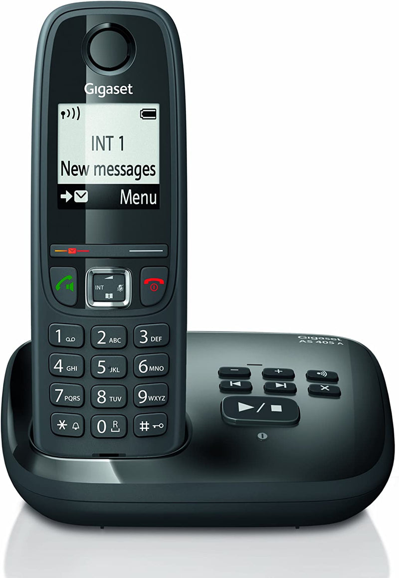 Gigaset AS405A DECT Cordless Phone With Answering Machine (Renewed)