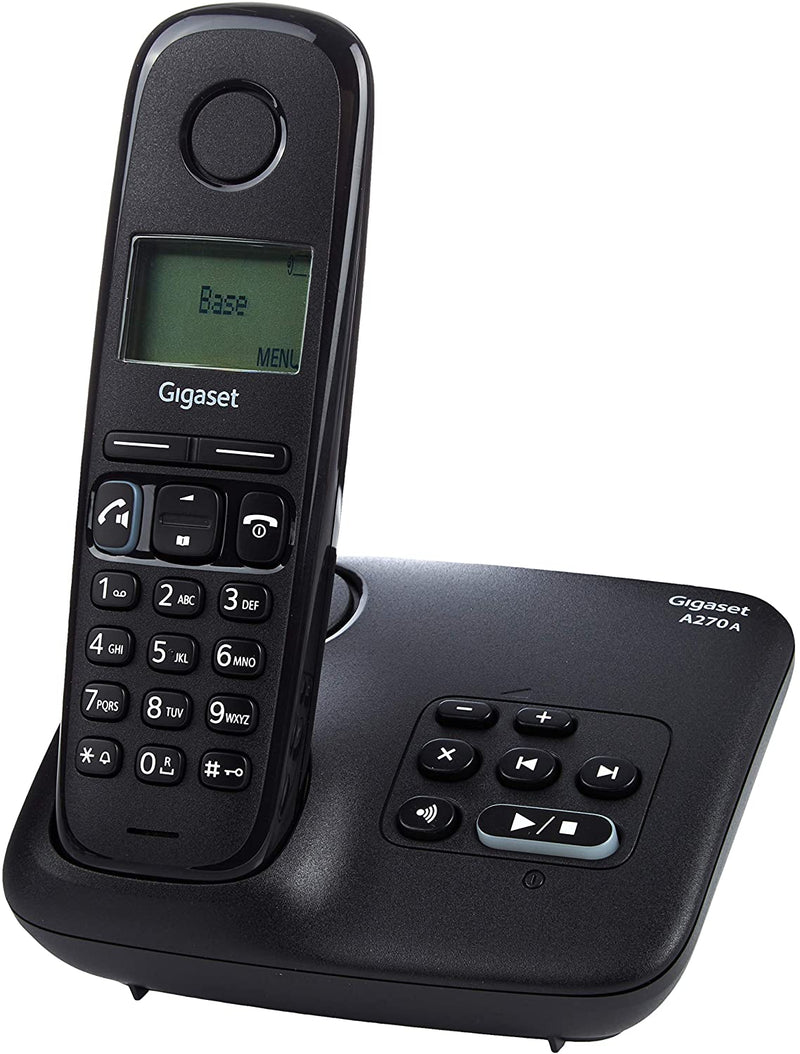 Gigaset A270A DECT Cordless Phone With Answering Machine (Renewed)