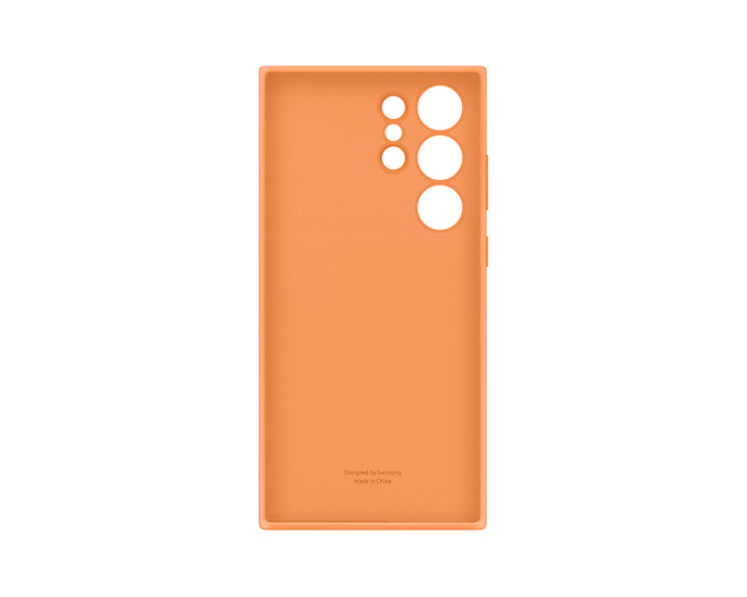 Samsung Galaxy S23 Ultra Silicone Mobile Phone Case Orange EF-PS918TOEGWW (Renewed)