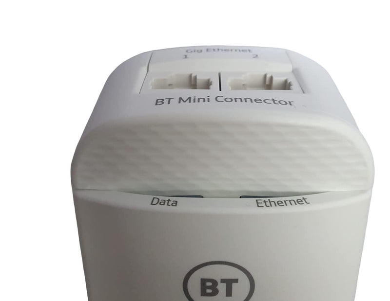 2 x BT Mini Connectors Version2 1000Mbps 1GB Powerline Adapters Gigabit Ethernet (New)