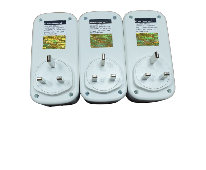 3 x BT Mini Connectors Version2 1000Mbps 1GB Powerline Adapters Gigabit Ethernet (New)