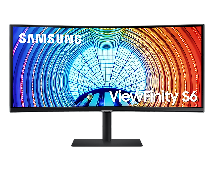 Samsung 34'' Curved Monitor 3440x1440 UWQHD USB-C ViewFinity LS34A650UBUXXU (New / Open Box)