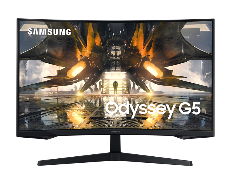 Samsung 32'' Gaming Monitor Curved G55A QHD 165Hz Odyssey LS32AG550EPXXU (New / Open Box)