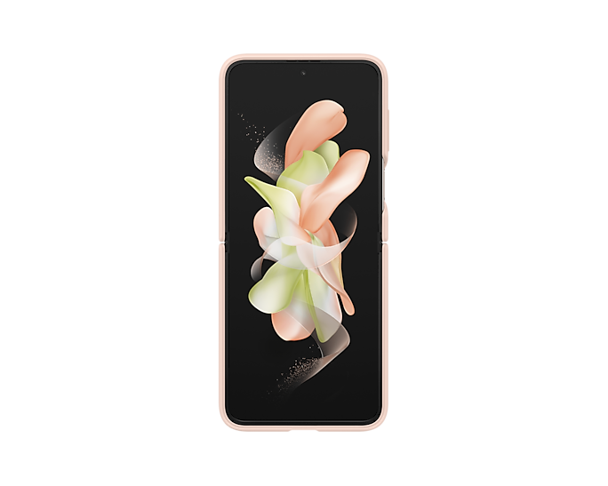 Samsung Silicone Phone Cover With Ring For Galaxy Z Flip4 Pink EF-PF721TPEGWW (New / Open Box)