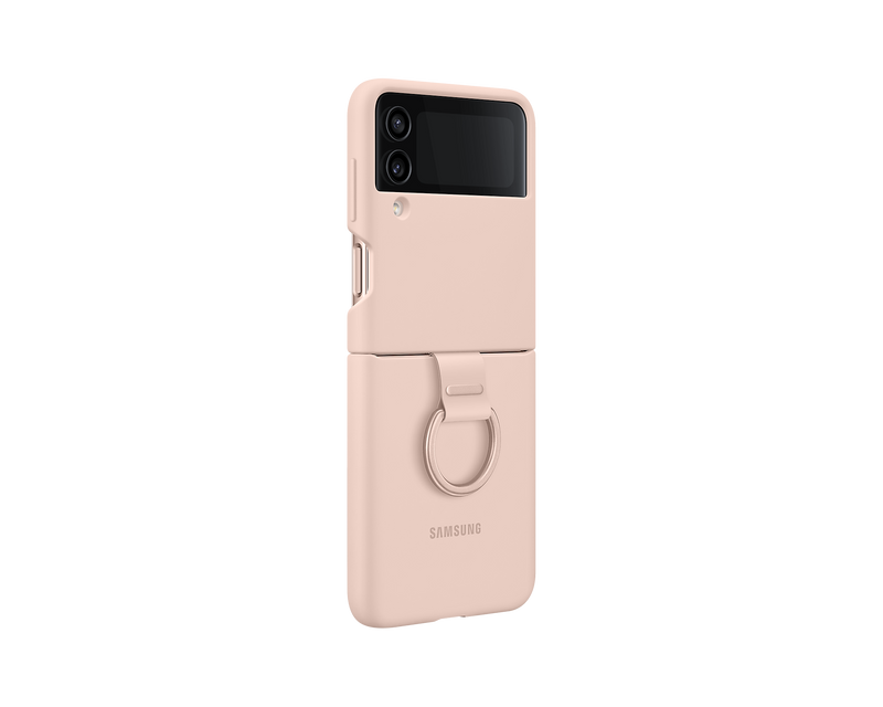 Samsung Silicone Phone Cover With Ring For Galaxy Z Flip4 Pink EF-PF721TPEGWW (New / Open Box)