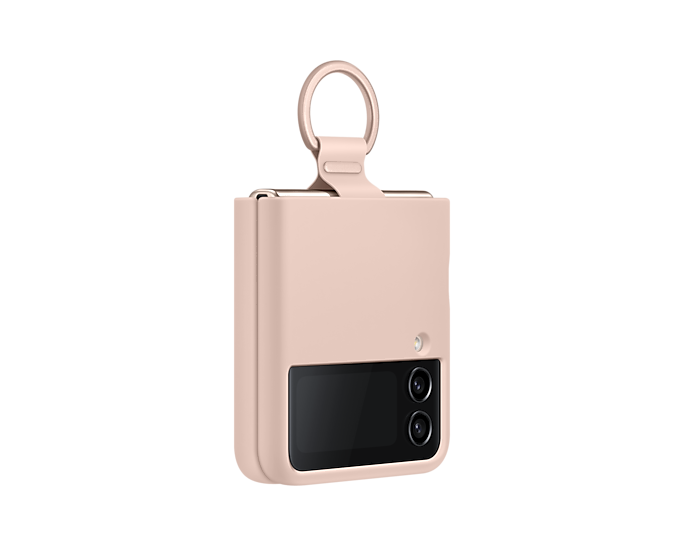 Samsung Silicone Phone Cover With Ring For Galaxy Z Flip4 Pink EF-PF721TPEGWW (New / Open Box)