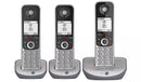 BT Advanced Z Trio Digital Cordless Phone Answering Machine Call Blocking Silver (Renewed)