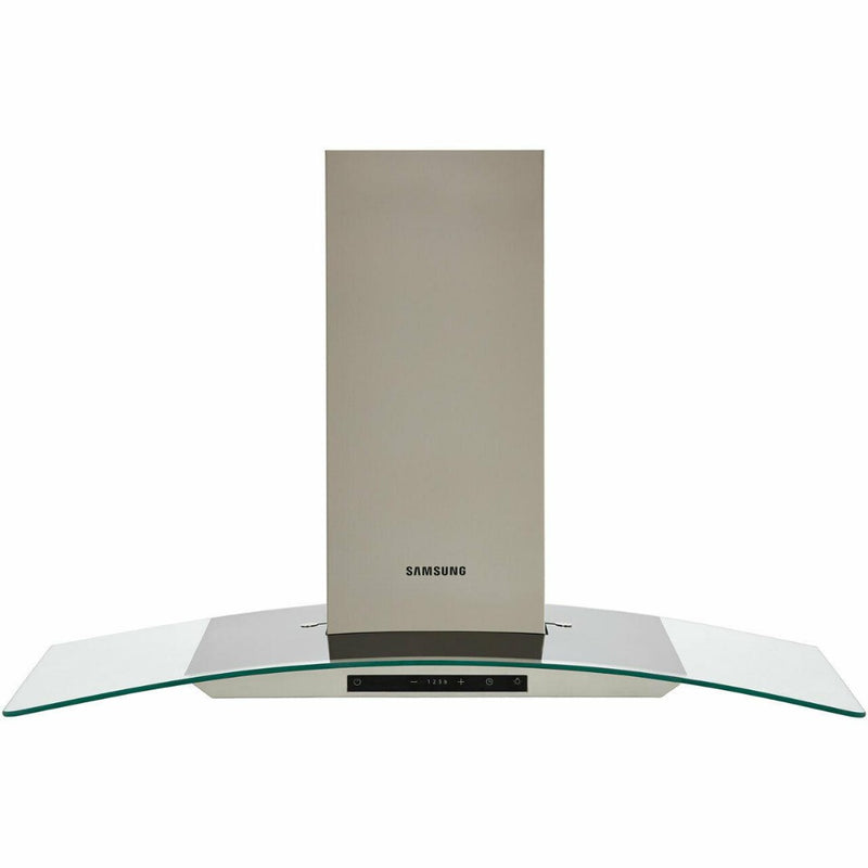 Samsung 90cm Wall Mount Curved Glass Chimney Hood Stainless Steel NK36M5070CS/UR (New)