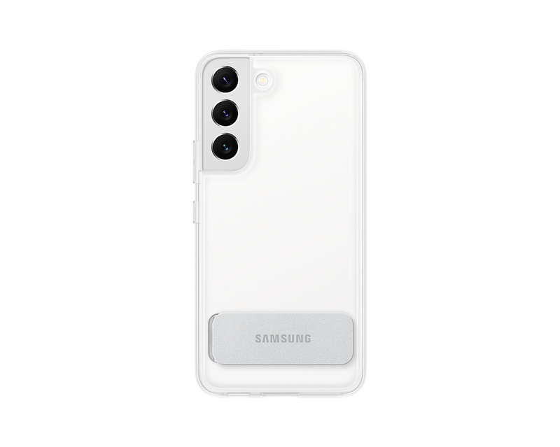 Samsung Galaxy S22 Clear Standing Mobile Phone Cover EF-JS901CTEGWW (Renewed)