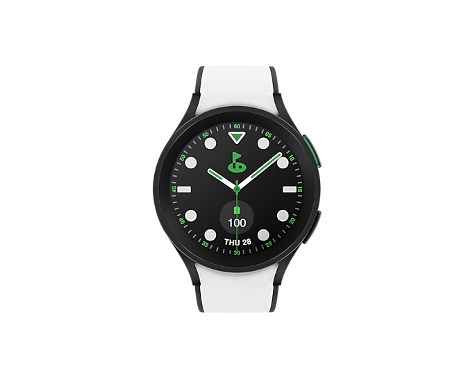 Samsung Galaxy Watch5 Pro 45mm BT Golf Edition Black Titanium SM-R920NZKGGLF (Renewed)
