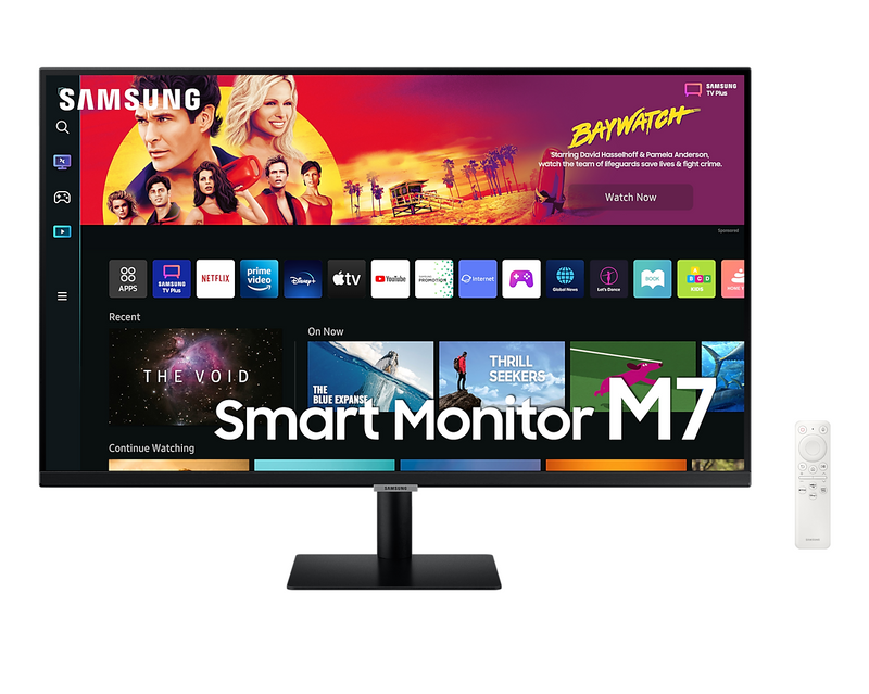 Samsung 43'' Smart Monitor 3840x2160 UHD USB-C Speakers & Remote LS43BM700UPXXU (New / Open Box)