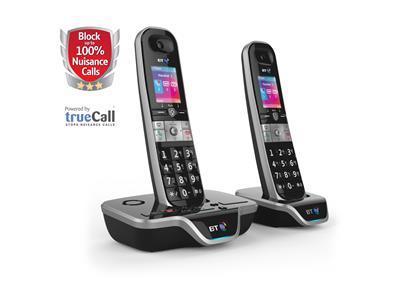 BT 8600 Twin Digital Cordless DECT Phone Answering Machine Advanced Call Blocker (New)