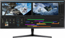 Samsung LS34J550WQUXEN 34'' Ultra Wide LED Monitor WQHD 3440 x 1440 Display Port (Renewed)