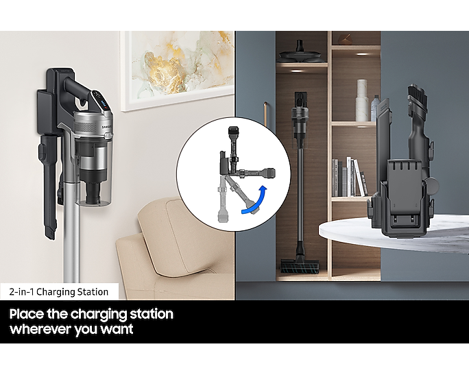 Samsung Stick Vacuum Cleaner Jet 75 Complete 60min Run Time VS20T7536T5/EU (Renewed)