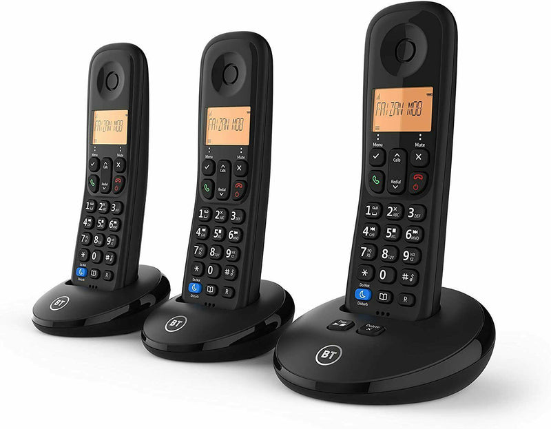 BT Digital Cordless Phone Everyday TAM Trio Answering Machine Call Blocking (Renewed)