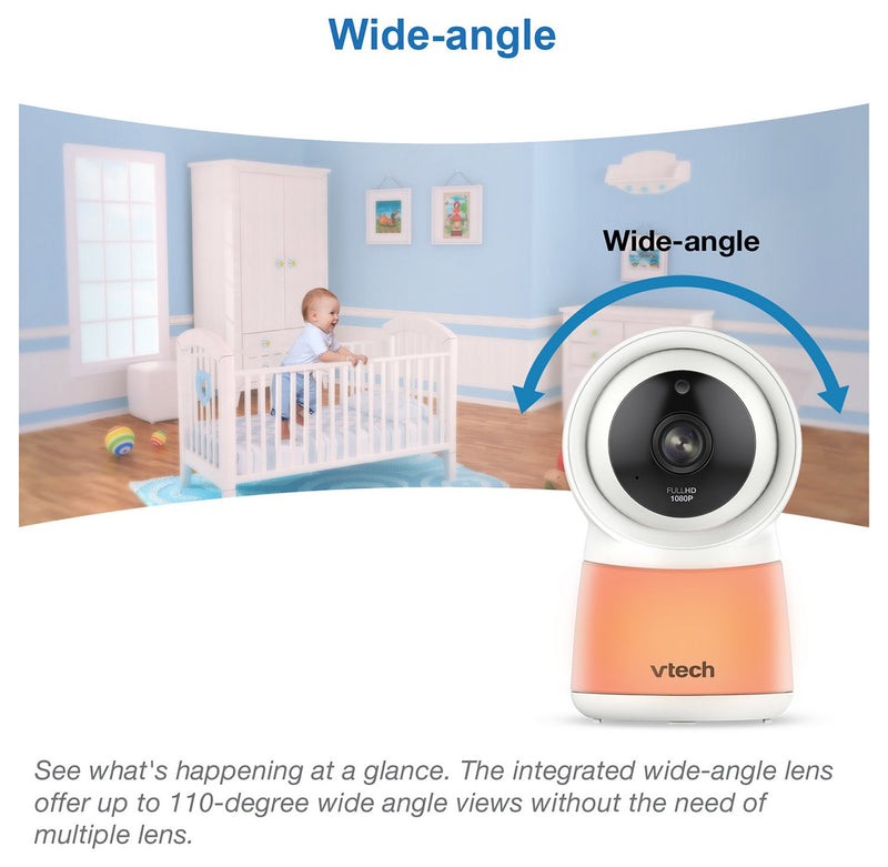 VTech RM5754HD Smart Video Monitor With 5'' Display And 1080p HD Camera White (Renewed)
