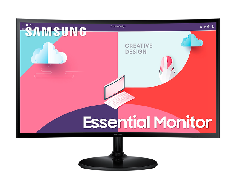 Samsung 24'' Curved Monitor S36C Tilt 75Hz Full HD 1920x1080 LS24C360EAUXXU (New / Open Box)