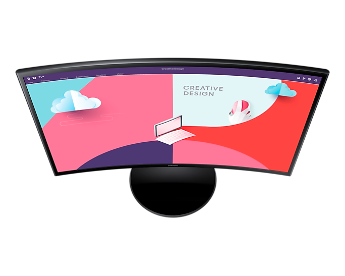 Samsung 24'' Curved Monitor S36C Tilt 75Hz Full HD 1920x1080 LS24C360EAUXXU (Renewed)