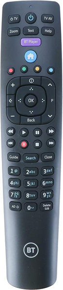 BT Remote Control Latest Ergonomic Replacement For Freeview, BT TV & BT Youview (New)