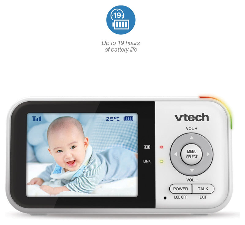 VTech VM3254 Full 2.8inch Colour Video Baby Monitor Night Light (Renewed)