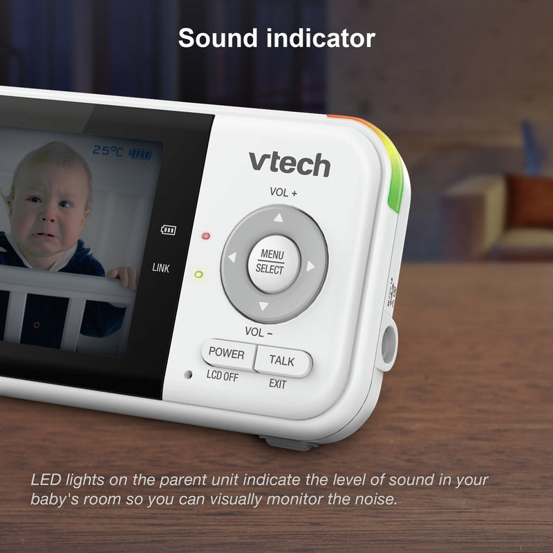 VTech VM3254 Full 2.8inch Colour Video Baby Monitor Night Light (Renewed)