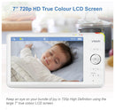 VTech RM7766 HD 7'' Wi-Fi 1080p Pan And Tilt Smart Video Baby Monitor (Renewed)