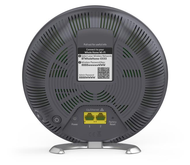 BT Whole Home Wi-Fi 6 Add-On Disc Tri-Band AX6600 Wi-Fi - 105603 (Renewed)