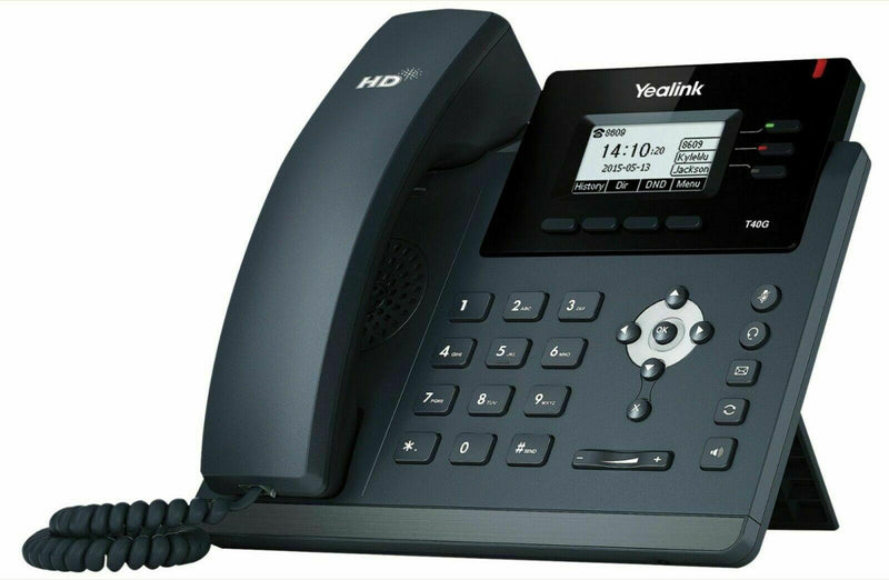 Yealink SIP-T40G IP Conference POE Ethernet Corded Telephone 3 Lines (Renewed)