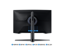 Samsung 27'' Gaming Monitor Curved Odyssey G75T 240Hz 2560x1440 LC27G75TQSPXXU (New / Open Box)