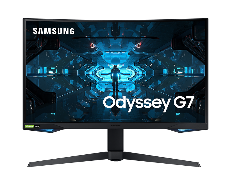 Samsung 27'' Gaming Monitor Curved Odyssey G75T 240Hz 2560x1440 LC27G75TQSPXXU (New / Open Box)