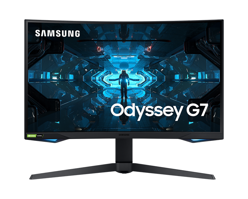 Samsung 27'' Gaming Monitor Curved Odyssey G75T 240Hz 2560x1440 LC27G75TQSPXXU (Renewed)