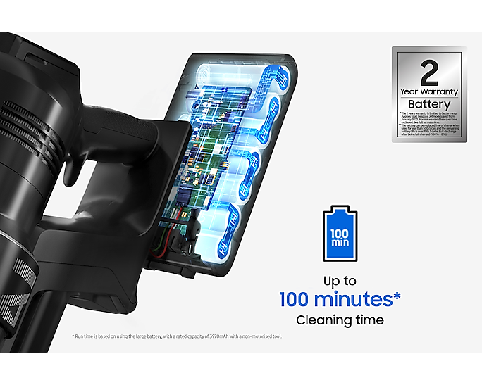 Samsung Cordless Vacuum Cleaner Stick Bespoke Jet AI 280W VS28C9784QK/EU (New)