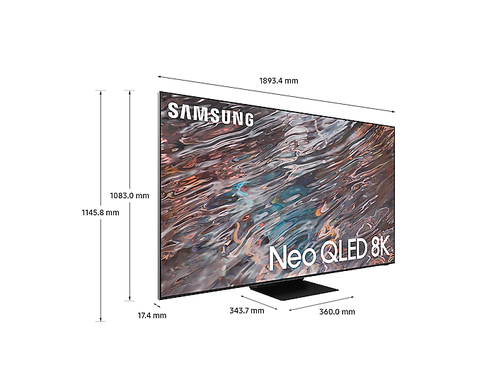 Samsung 85'' Smart TV QN800A Neo QLED 8K HDR 7680x4320 OTS+ QE85QN800ATXXU (New)