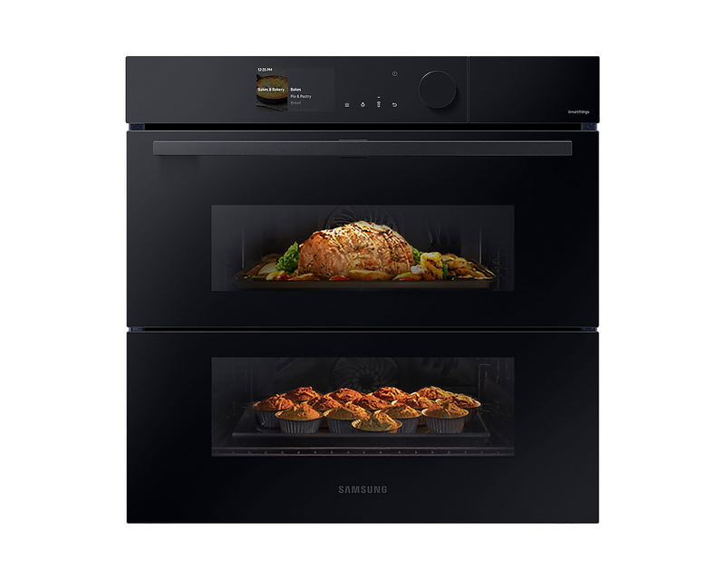 Samsung 76L Oven With Dual Cook Flex Bespoke Series 6 Black Glass NV7B6785JAK/U4 (New)