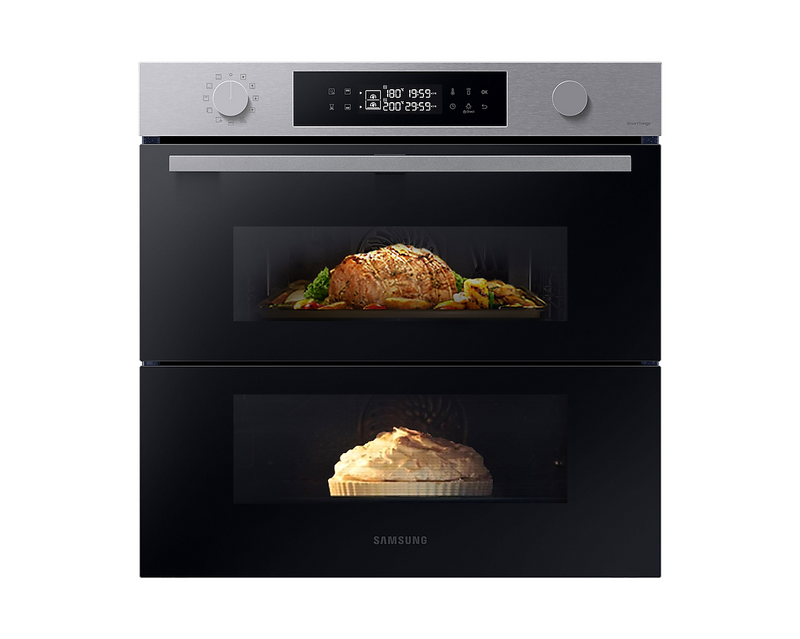 Samsung 76L Series 4 Smart Oven Dual Cook Flex Pyrolytic Cleaning NV7B45305AS/U4 (New)