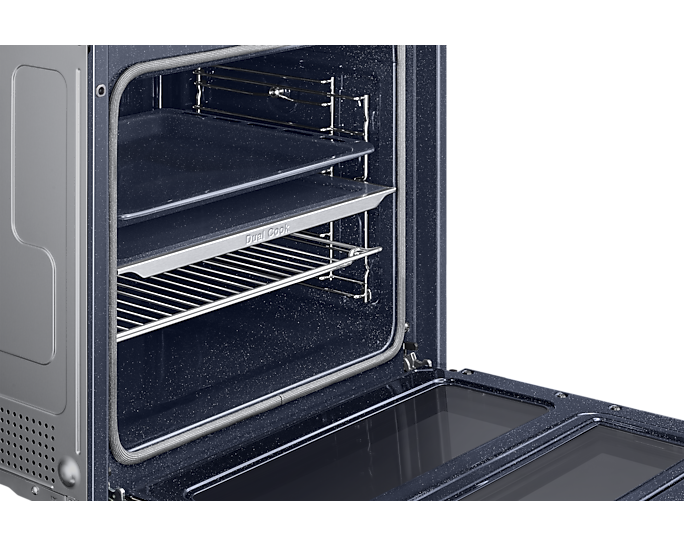 Samsung 76L Series 4 Smart Oven Dual Cook Flex Pyrolytic Cleaning NV7B45305AS/U4 (New)
