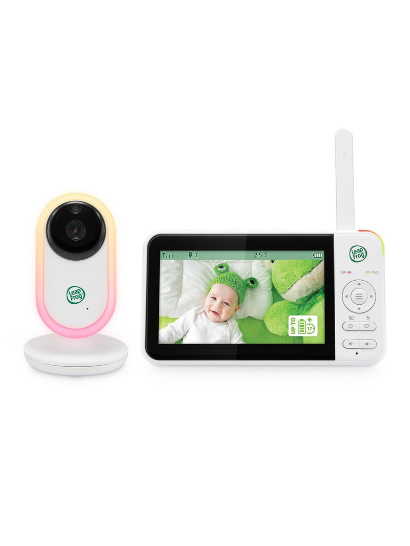 LeapFrog Video Baby Monitor LF2415 With 5'' LCD Screen Night Light Night Vision (Renewed)