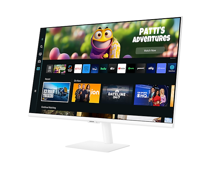 Samsung 27'' Smart Monitor M50C FHD 4ms White Speakers & Remote LS27CM501EUXXU (New)