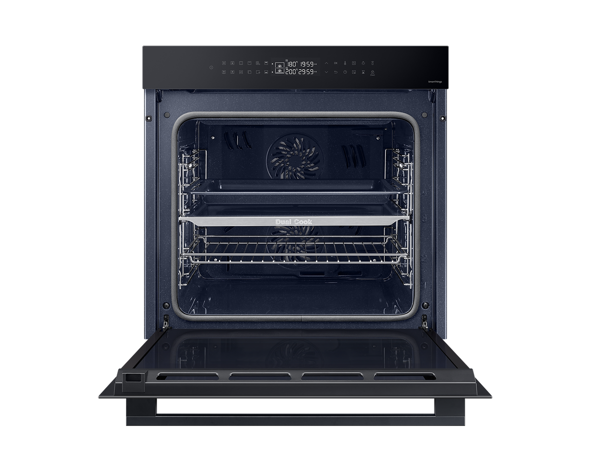 Samsung Series 4 Smart Steam Oven With Dual Cook 76L Black Glass NV7B42503AK/U4 (New)