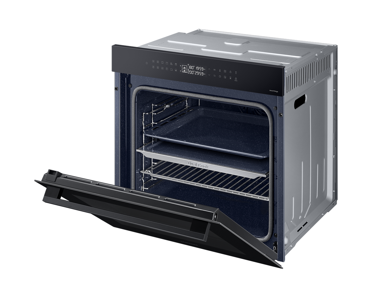 Samsung Series 4 Smart Steam Oven With Dual Cook 76L Black Glass NV7B42503AK/U4 (New)