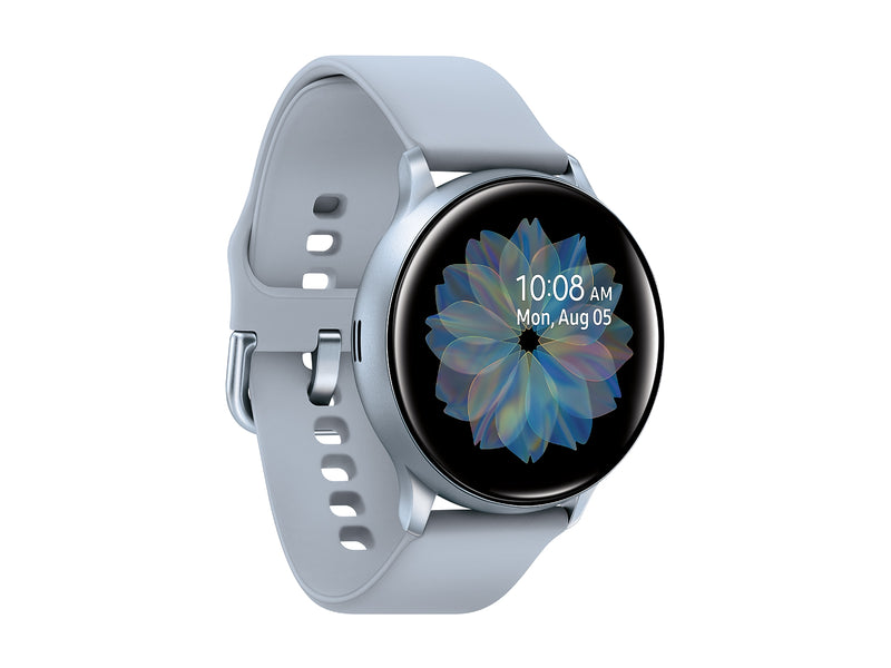 Samsung SM-R825FZSABTU Galaxy Watch Active2 LTE GPS Aluminium 44mm Cloud Silver (Renewed)